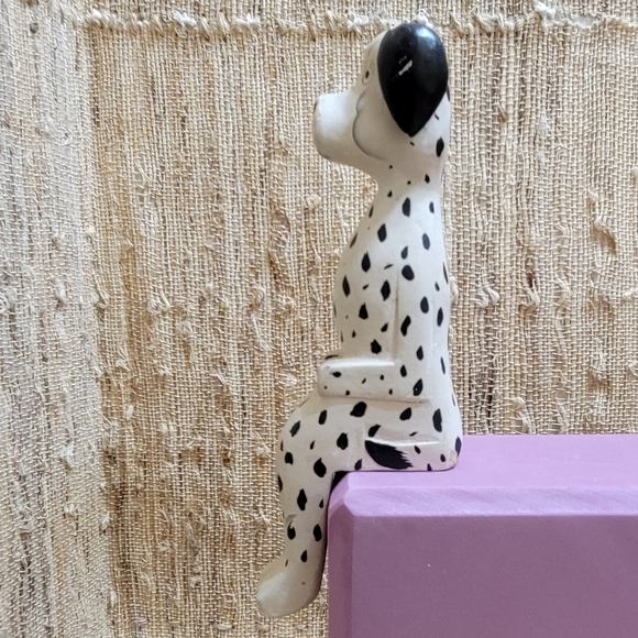 Vtg Wooden Shelf Sitting Dalmation Primitive Folk Art Handcrafted - Picture 4 of 8